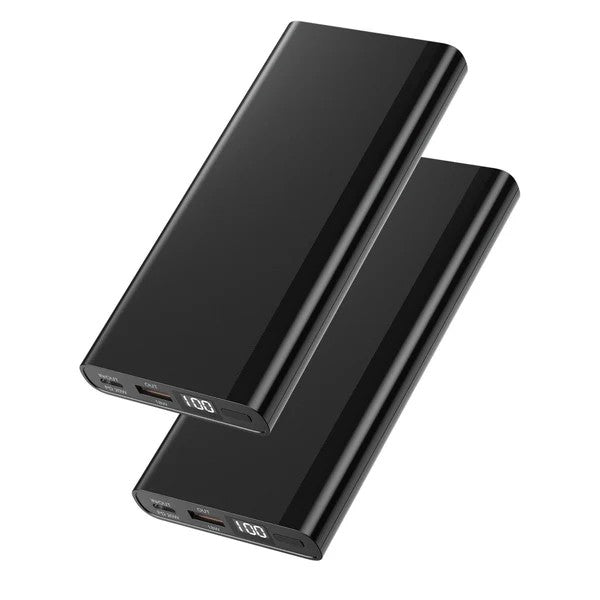 2-Pack Power Bank 15000mAh Fast Charging Portable Charger