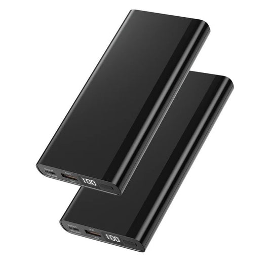 2-Pack Power Bank 15000mAh Fast Charging Portable Charger