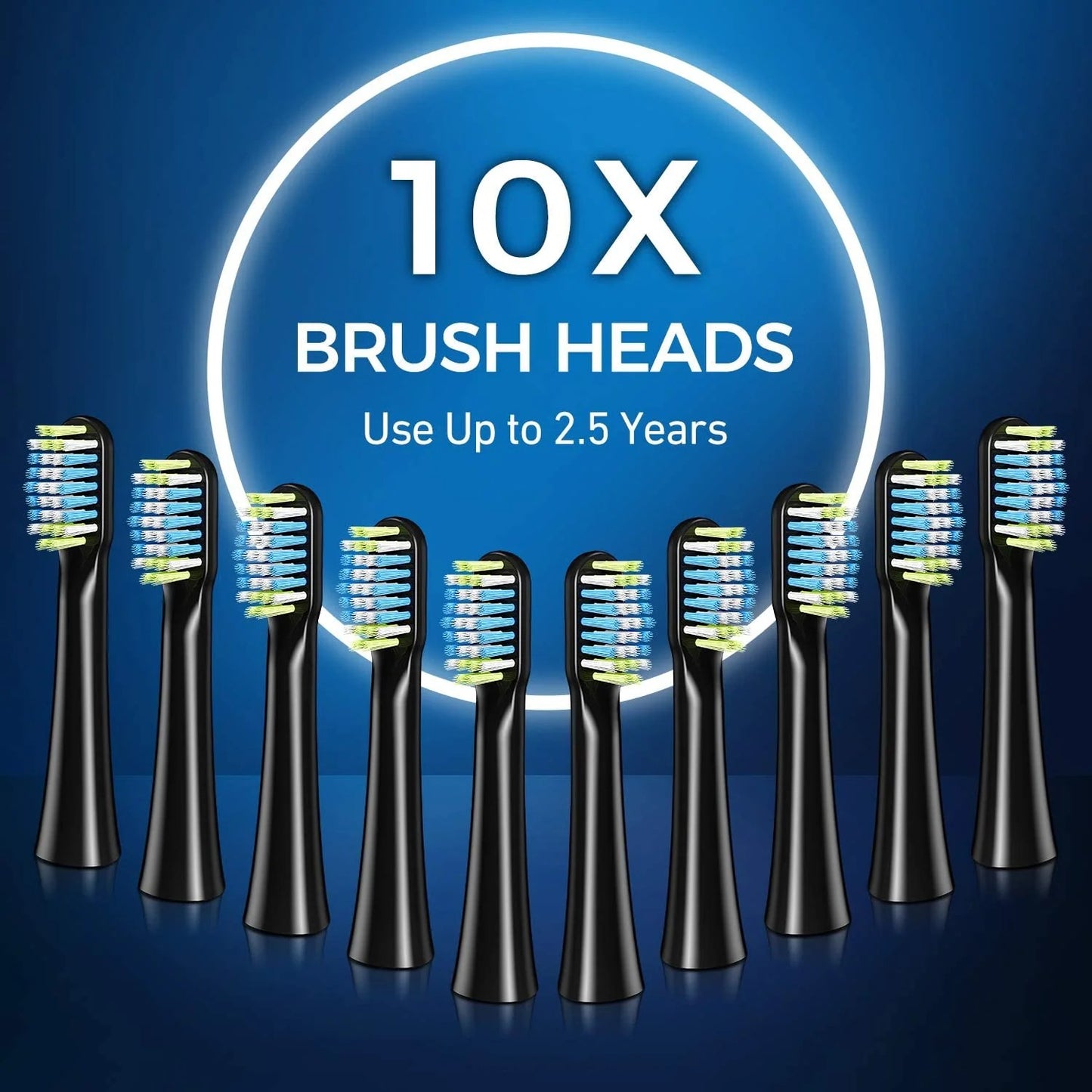 HP141 Electric Toothbrushes with 10 Heads